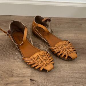 American Eagle Outfitters Orange Sandals